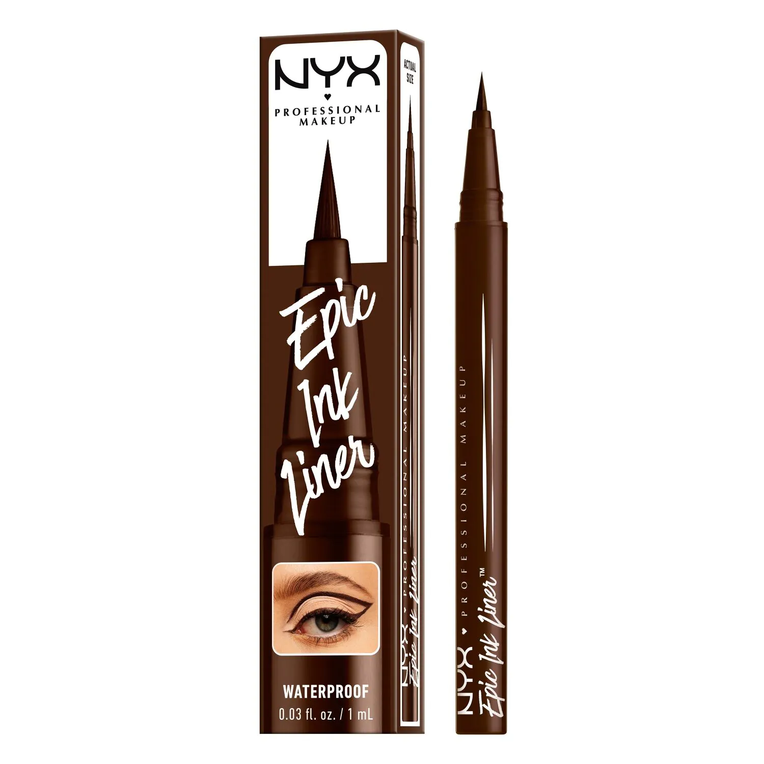 NYX Epic Ink Liner Eyeliner Milk Chocolate