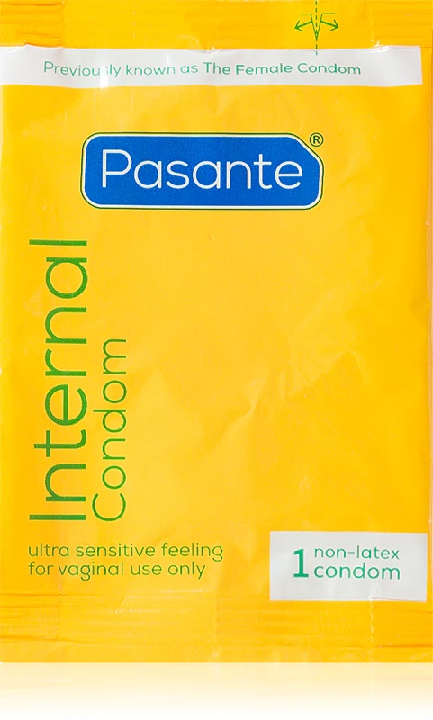Pasante vidinis medicininis prietaisas, moteriškas prezervatyvas