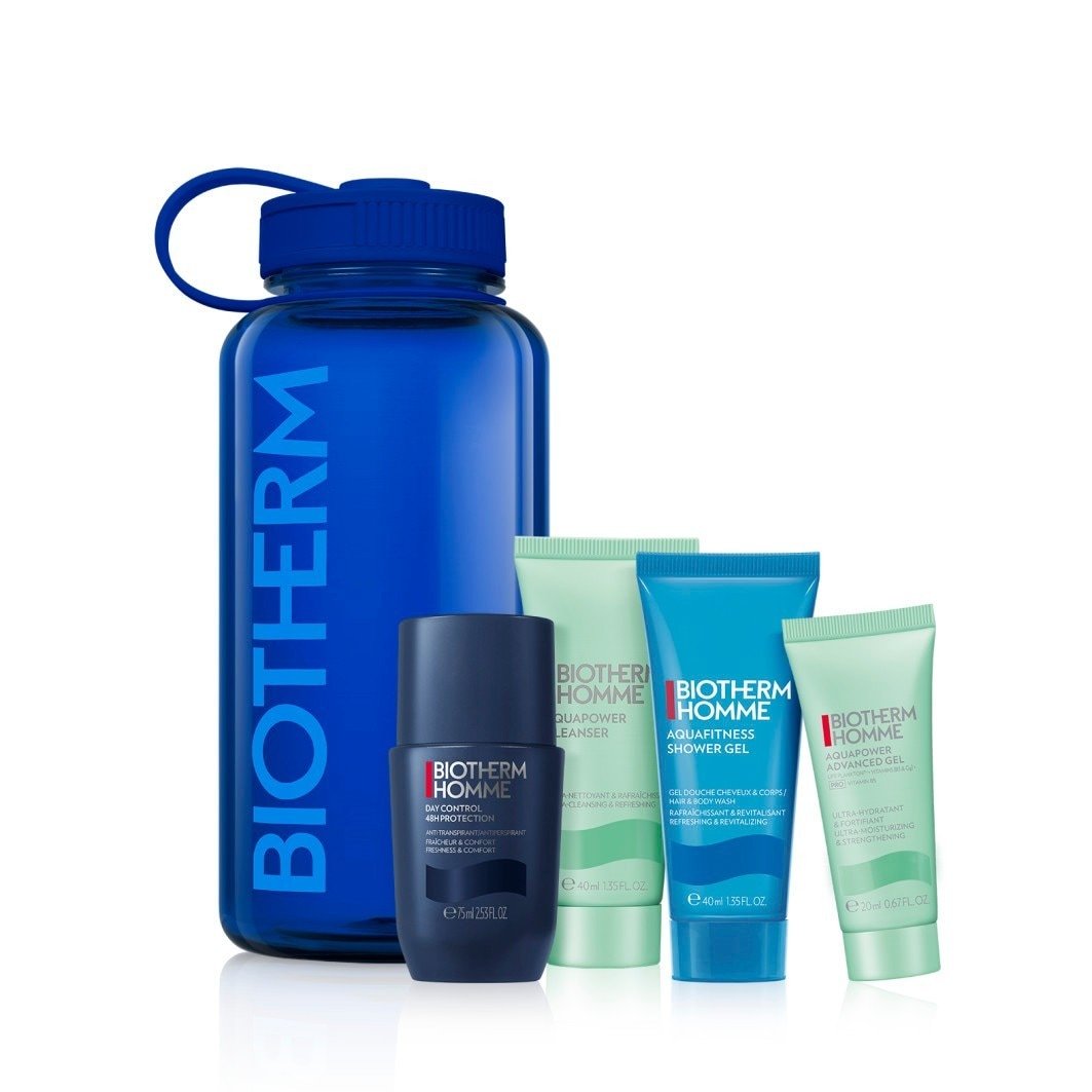Sada starostlivosti o telo Biotherm Homme Aquapower Power Drop 4 hydratačné produkty - 1 kus