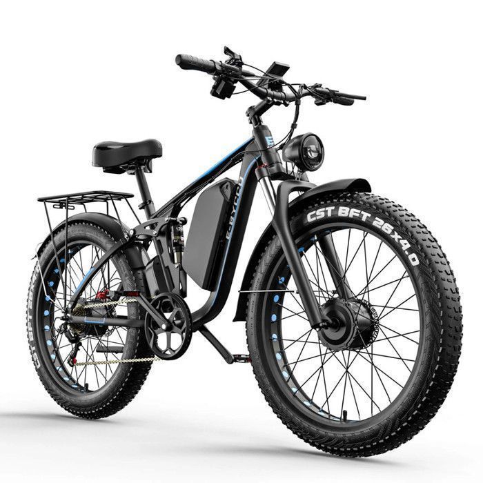 Electric Bike - E·Bycco EB7 PRO - Dual 2000W Motor - 52V 23AH - Oil Brakes - 26