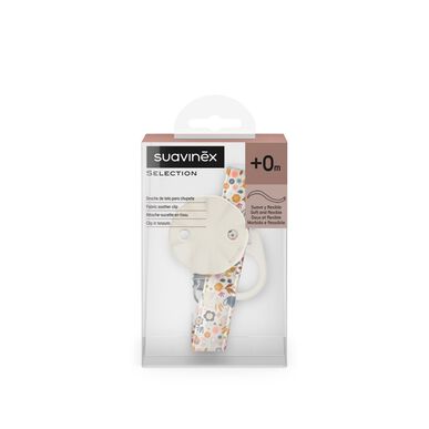 „Suavinex Selection“ medžiaginis čiulptuko segtukas 0M medžiaginis čiulptuko segtukas 1 vnt. 1 vnt.