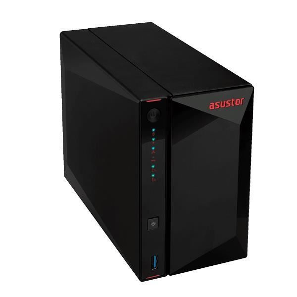 Serveur NAS - Asustor - Nimbustor 2 AS5202T - Celeron Quad Core J4005 - 2 Go RAM - 2 Baies