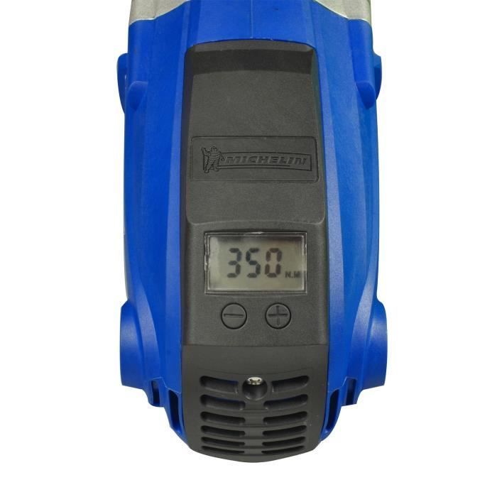 Llave de impacto MICHELIN de 230 V y 1050 W - Destornillador/Extractor de impacto - 2200 rpm - Par de apriete: 150-350 Nm (en sentido horario), 500 Nm (en sentido antihorario)