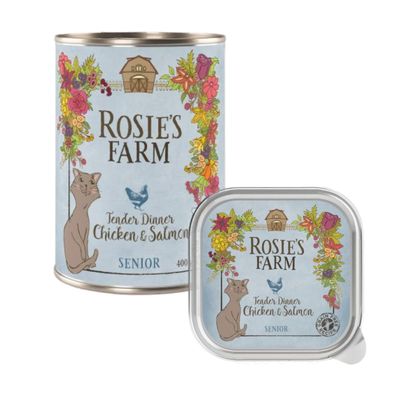 Cină Rosie's Farm Senior Tender cu pui și somon