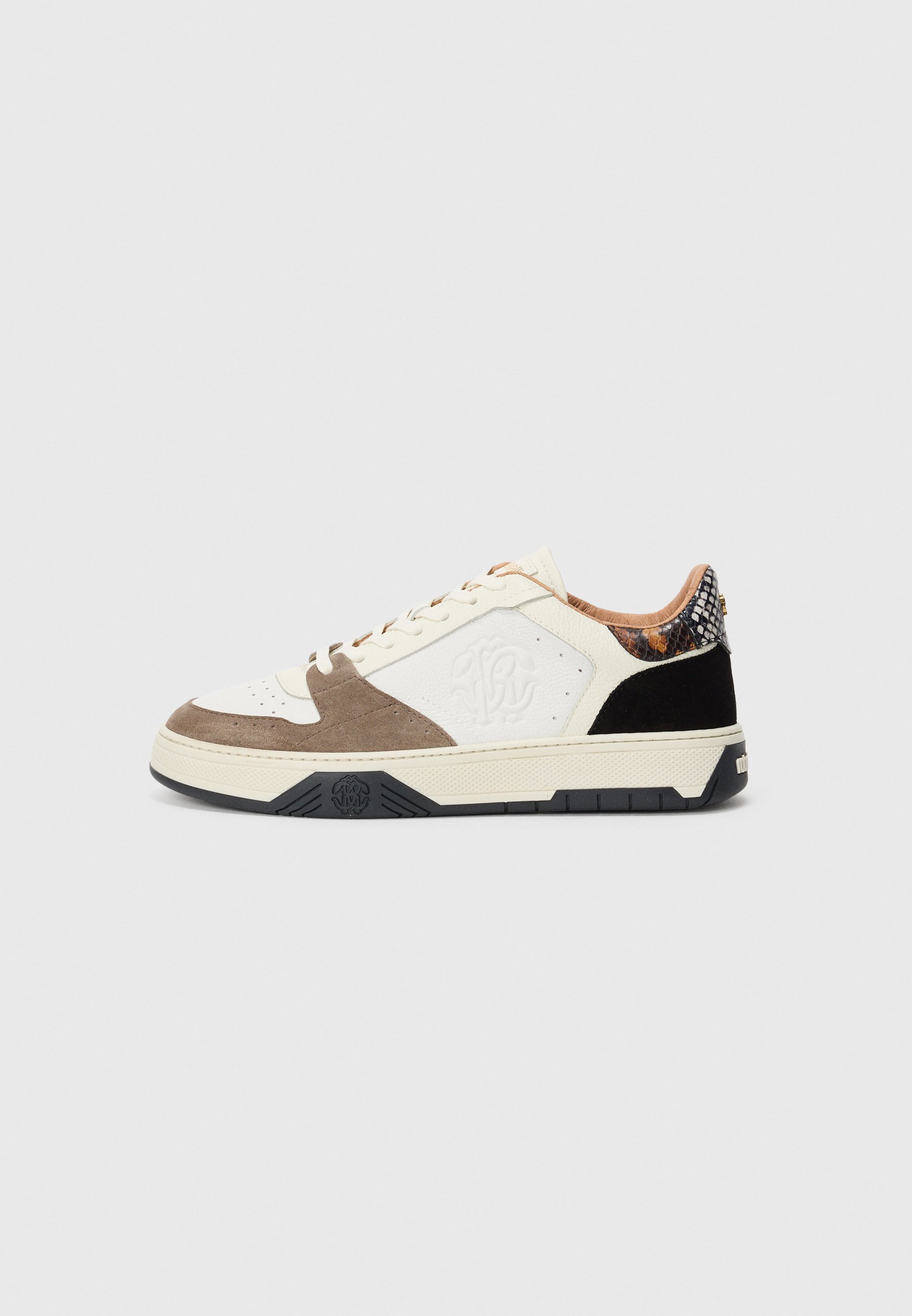 Roberto Cavalli MILANO – Sneaker – Taupe/Cremeweiß/Weiß/Hellbraun/Schwarz