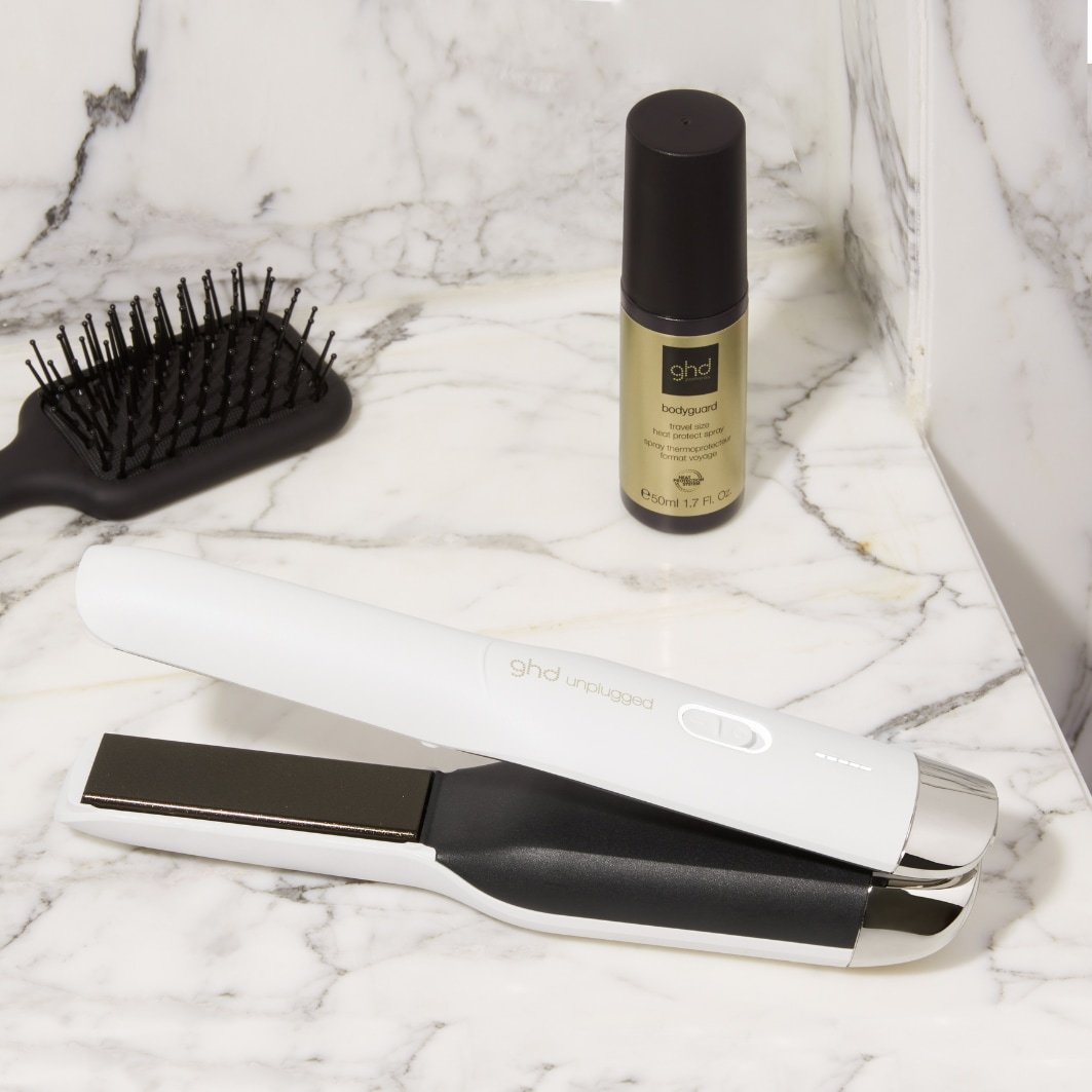 ghd Glačalo za ravnanje Unplugged™ styler® Weiß - Weiß