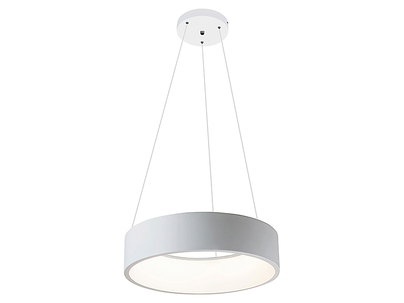Lampa wisząca Adeline LED metalowa biała