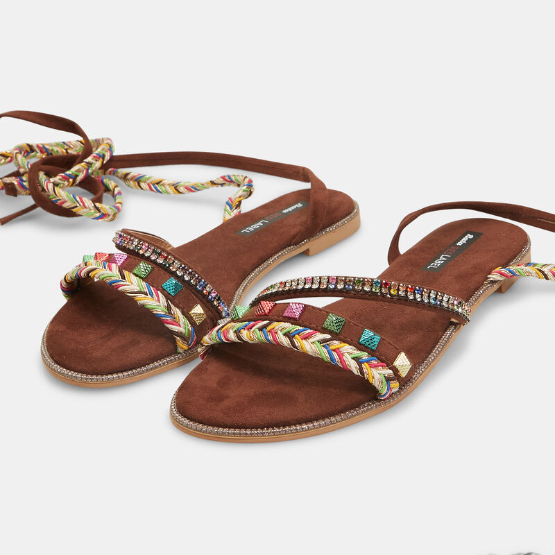 Bata Red Label Gladiator Flip-Flops för kvinnor