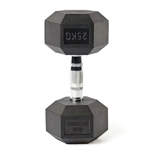  25 kg šesťhranná činka Singular Wod