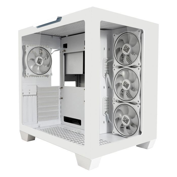 Gaming PC Case - LC-Power - Gaming 807W - 4 ARGB Fans - Tempered Glass - ATX Compatible - Wide Compatibility