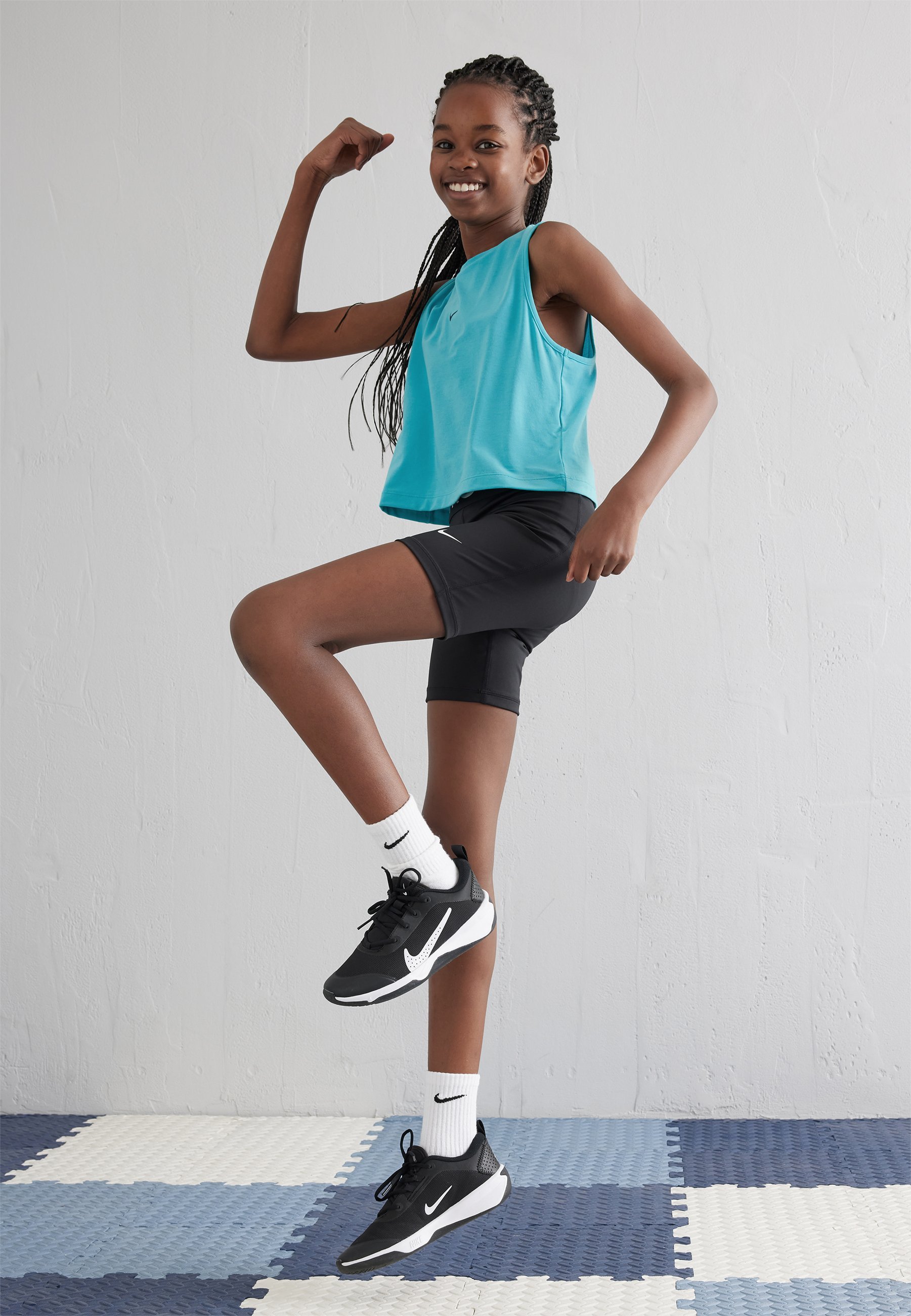 Short de sport Nike Performance unisexe - noir/blanc
