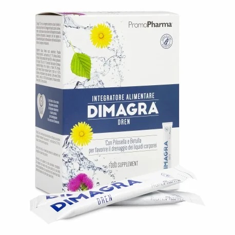 PROMOPHARMA PromoPharma Dimagra Dren 20 sticks Voedingssupplement voor vochtafvoer