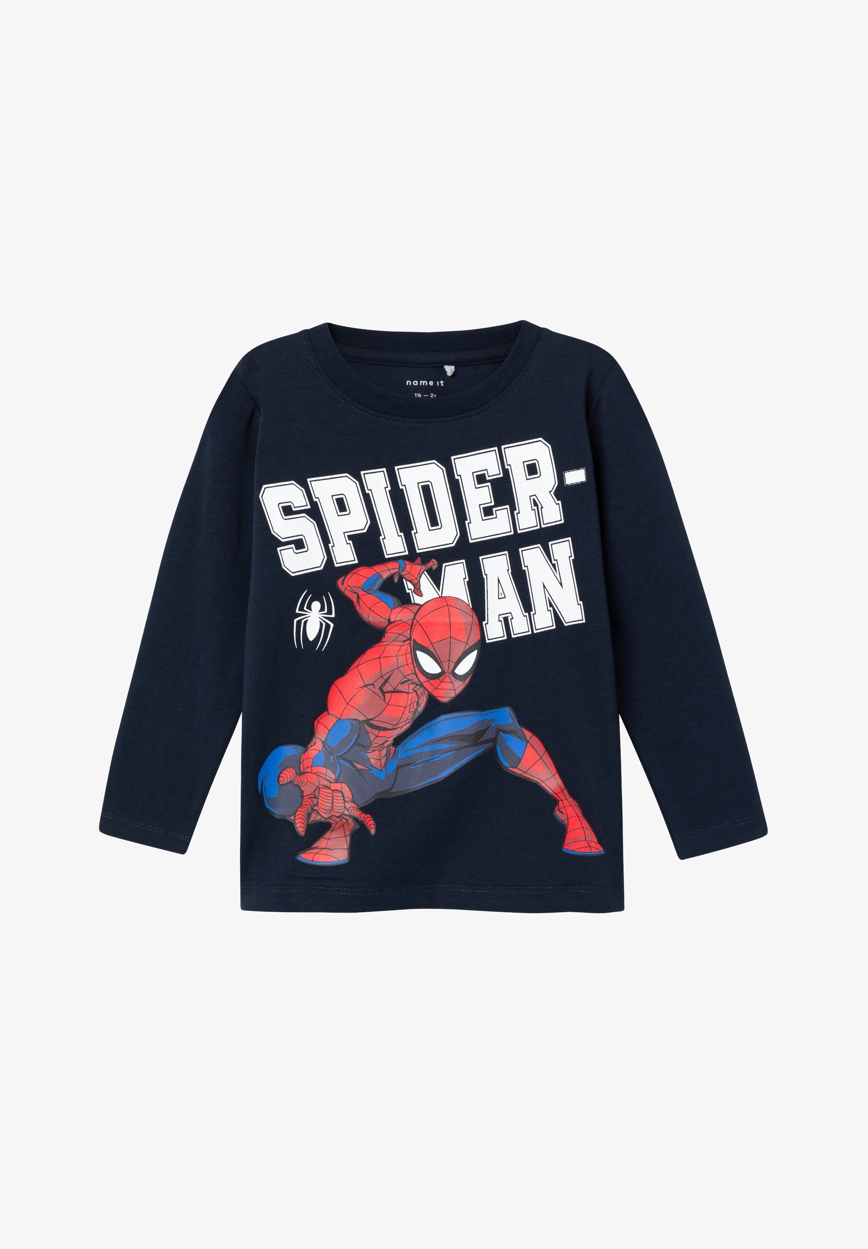 Noem het NMMNAZA SPIDERMAN - Top met lange mouwen - donker saffierblauw