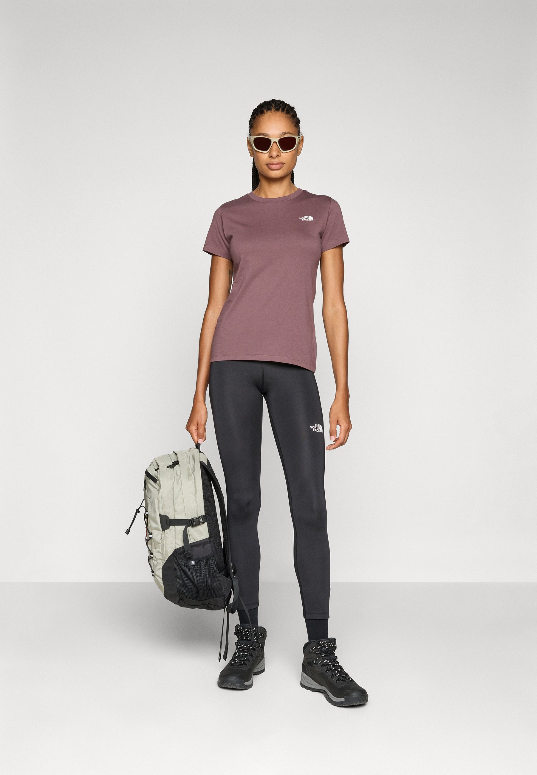The North Face W SS SD SLIM TEE - Basic T-shirt - tawny quartz