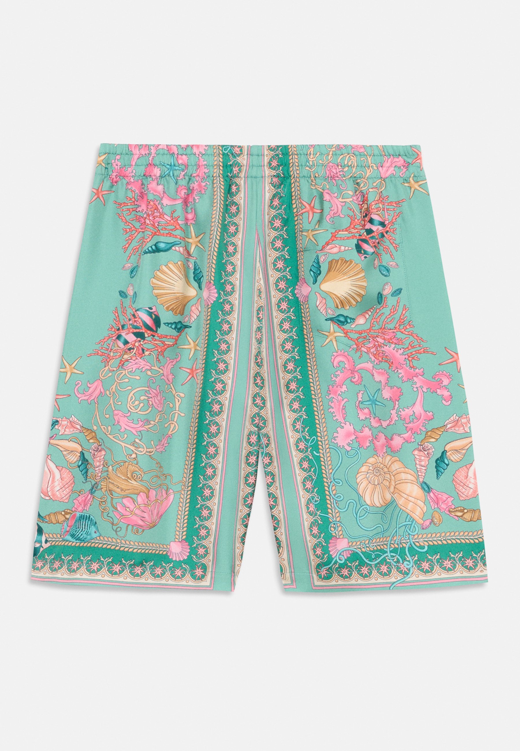 Short Versace UNDERWATER BAROCCO KIDS UNISEXE - vert d'eau/multicolore