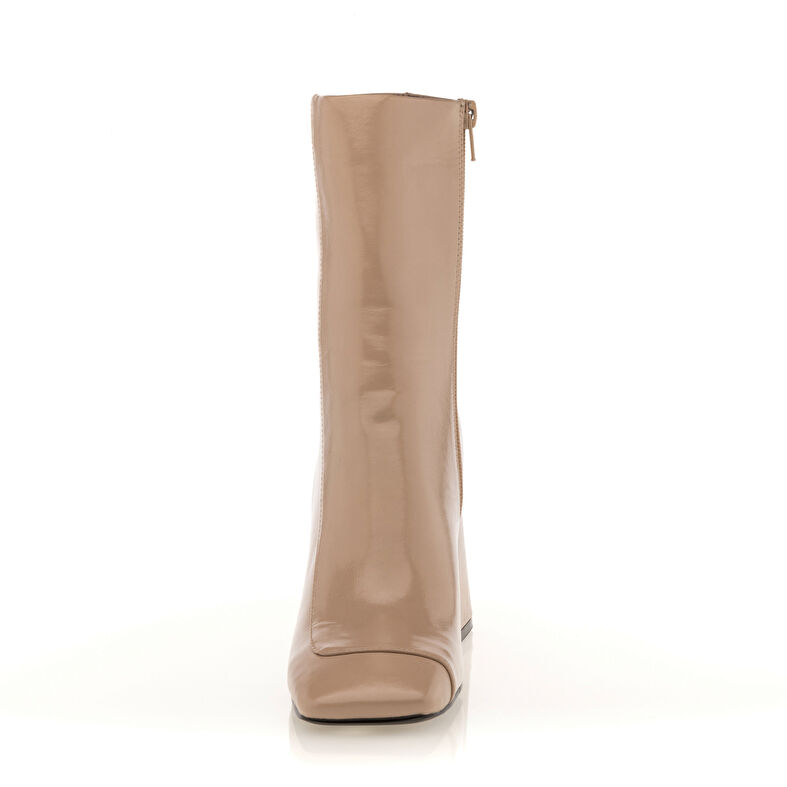 Beige Damenstiefel / Stiefeletten