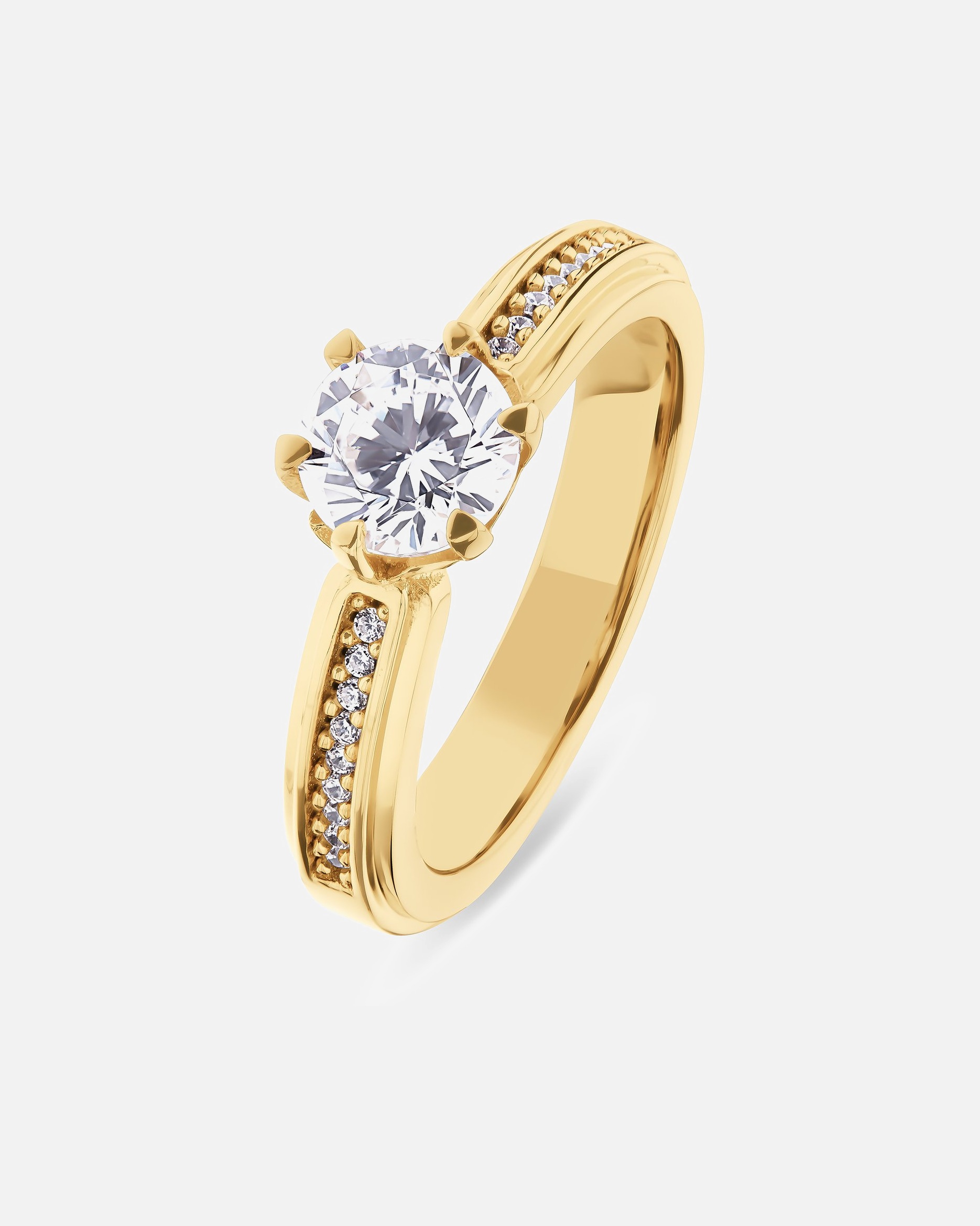 Jette Bagues or jaune