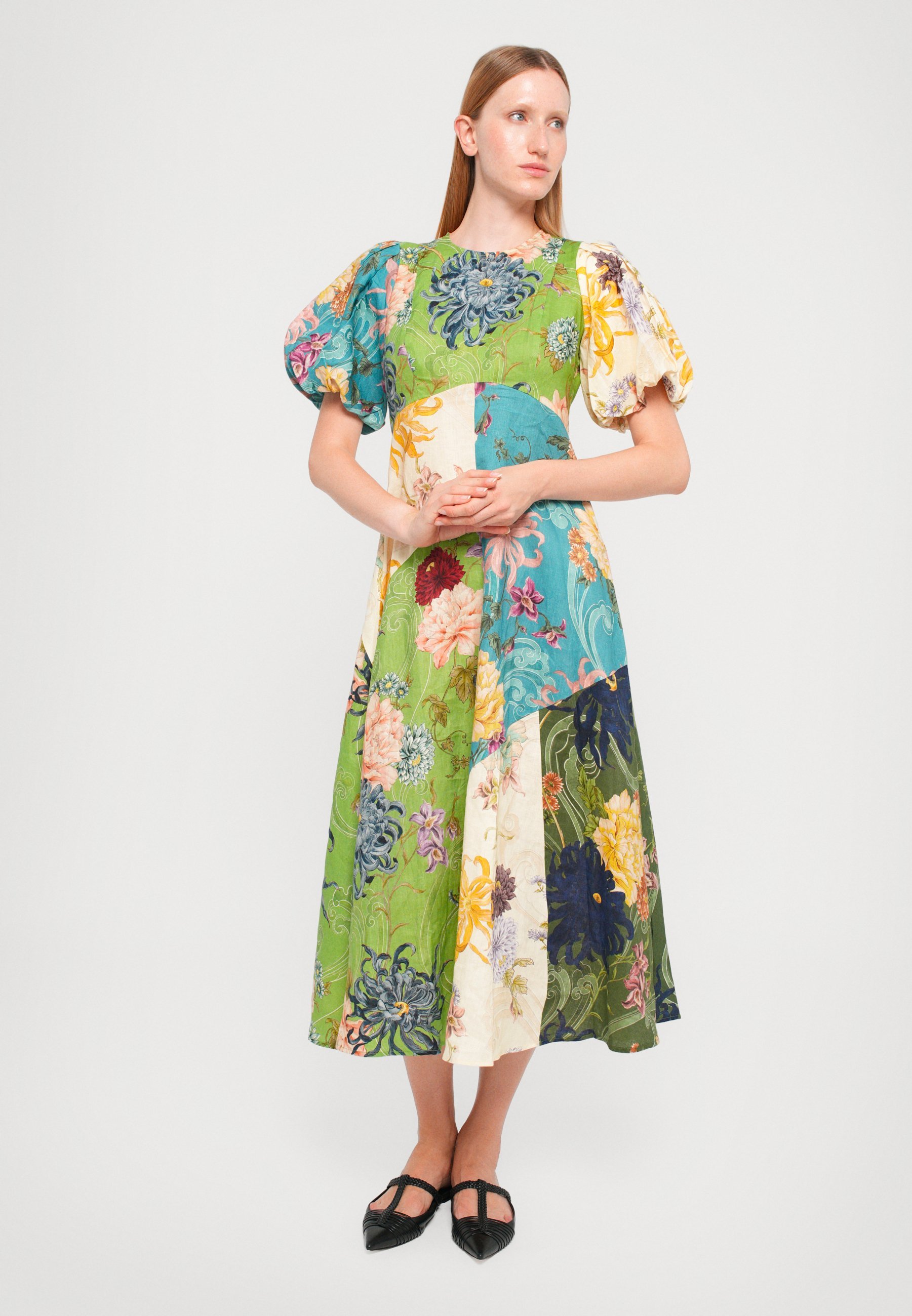 Alemais AVERY SPLICED MIDI JURK - Dagjurk - veelkleurig