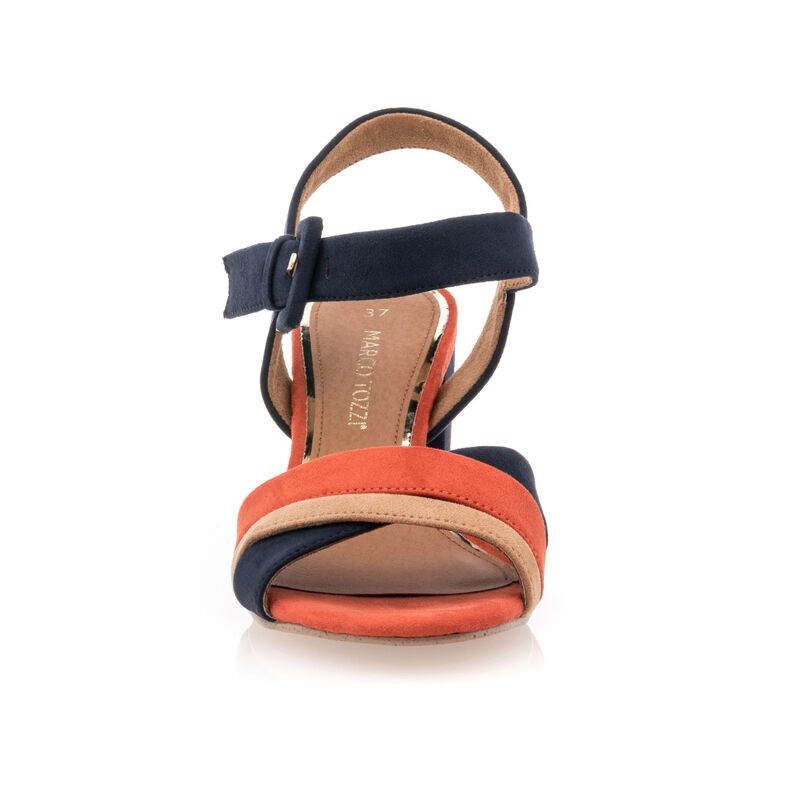 Blauwe sandalen/open teenschoenen voor dames