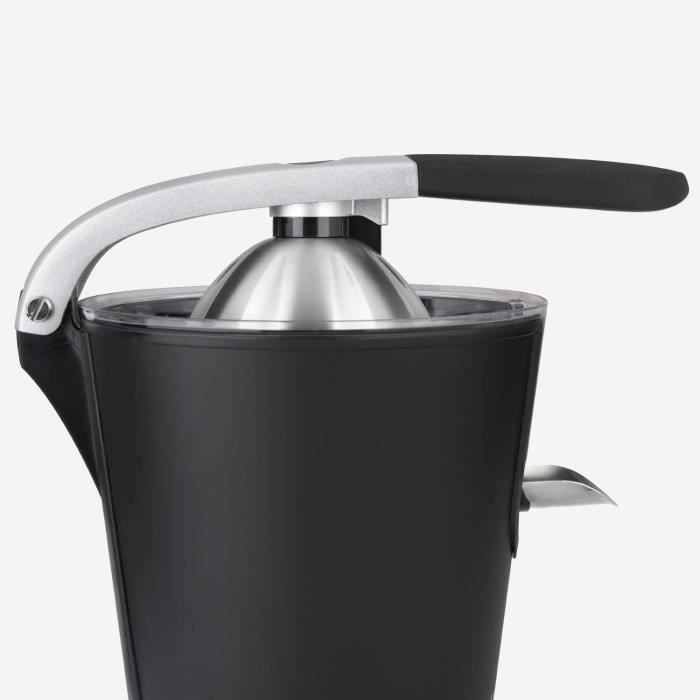 Presse agrumes - HKOENIG - AGR82 - Electrique - 160 W - Appareil silencieux - Noir mat et acier inoxydable
