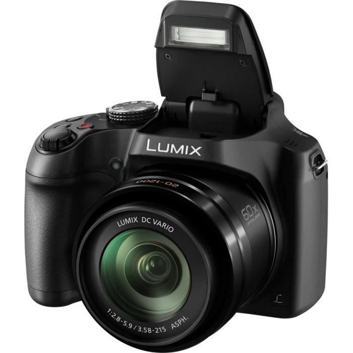 PANASONIC DMC-FZ82 Schwarz – Bridgekamera – 18,1 Megapixel – 60-facher optischer Zoom