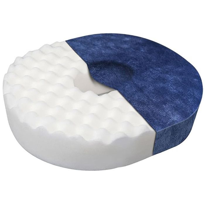 Aidapt VM934E Orthopedic Cushion - Donut Shaped for Pressure Relief During Pregnancy and Coccyx Pain