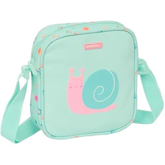 Bolso bandolera infantil - SAFTA - PRESCHOOL CARACOL - Rosa - Con cremallera - Unisex
