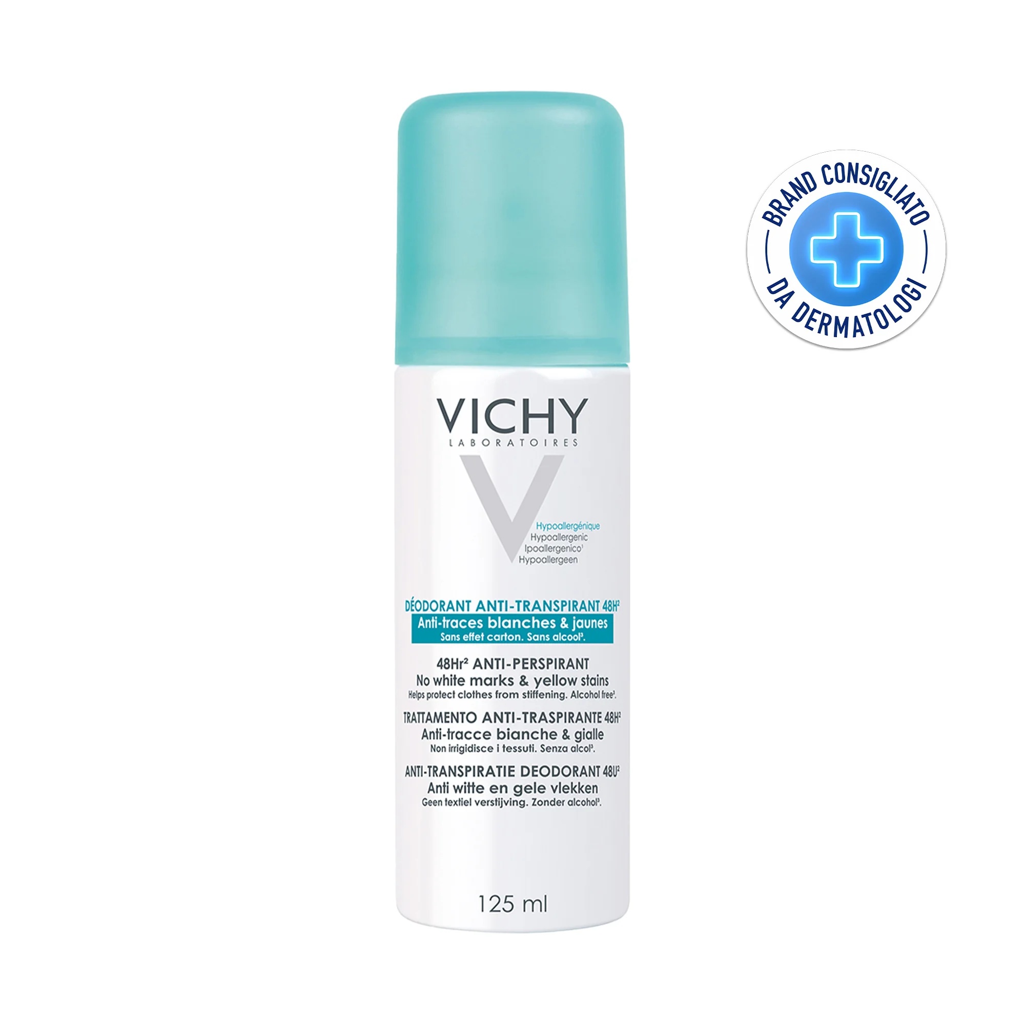 VICHY Vichy Deodorant Spray 48h 125 ml Antitranspirant gegen Schwitzen