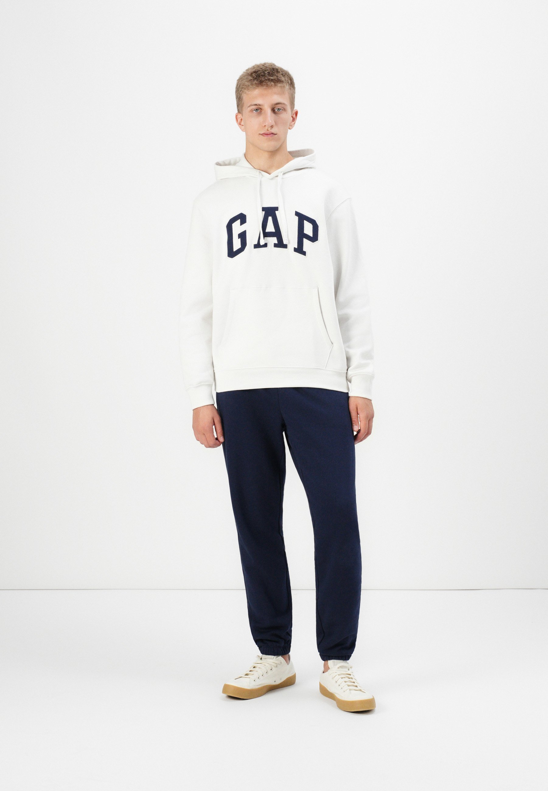 GAP HERITAGE LOGO - Pantaloni della tuta - blu navy con motivo arazzo
