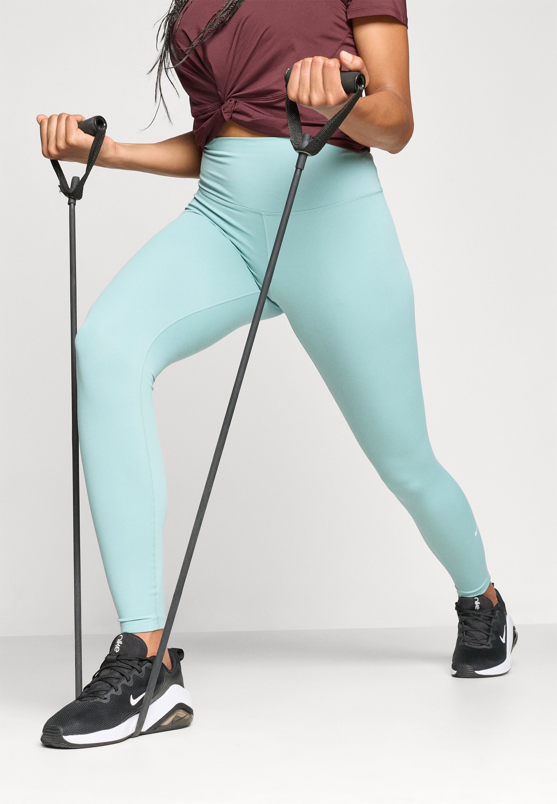 Leggings de performance Nike - canon/blanc