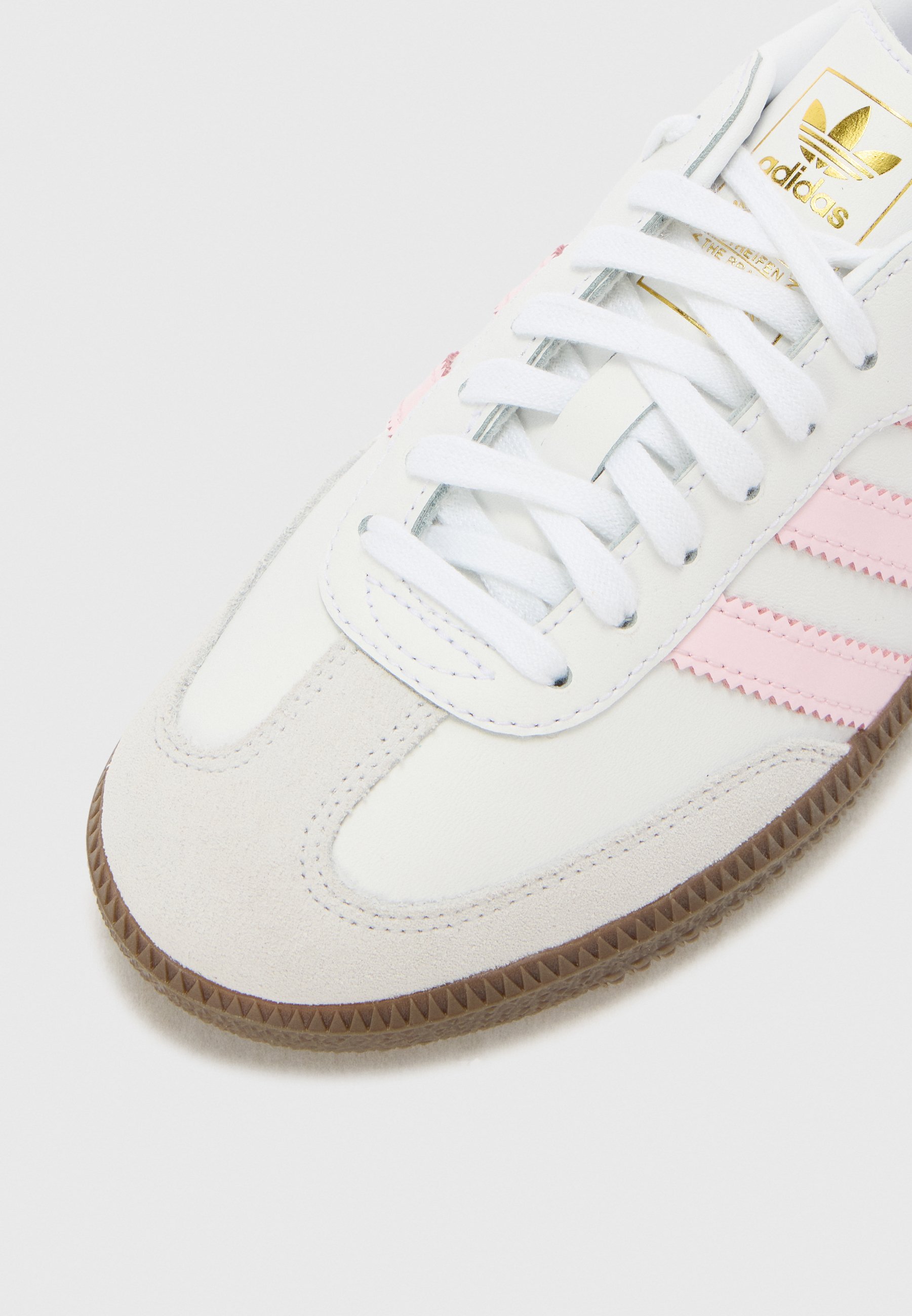 adidas Originals SAMBA OG UNISEX - Tenisky - white/clear pink/gum
