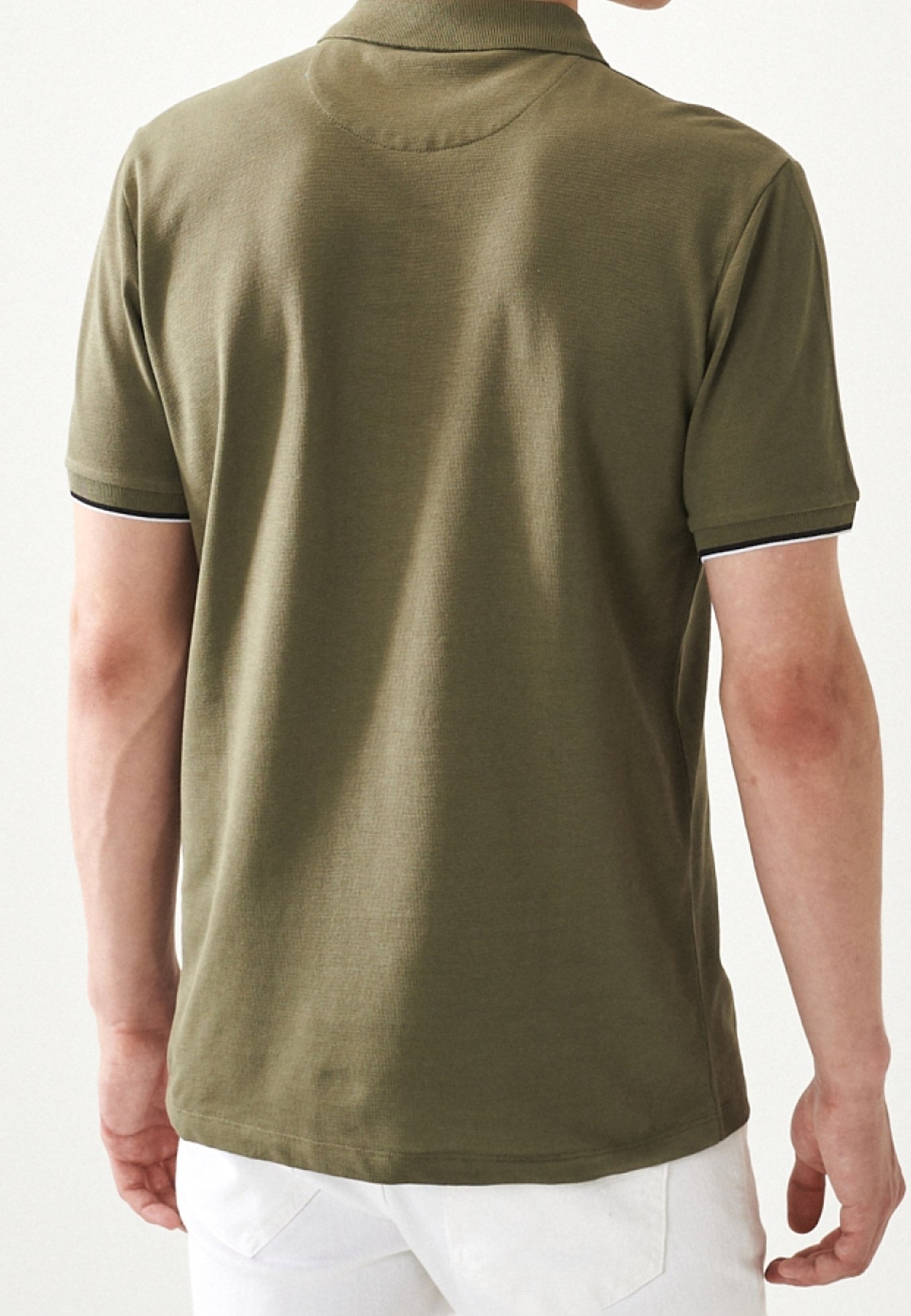 AC&CO / ALTINYILDIZ CLASSICS Poloshirt - Khaki