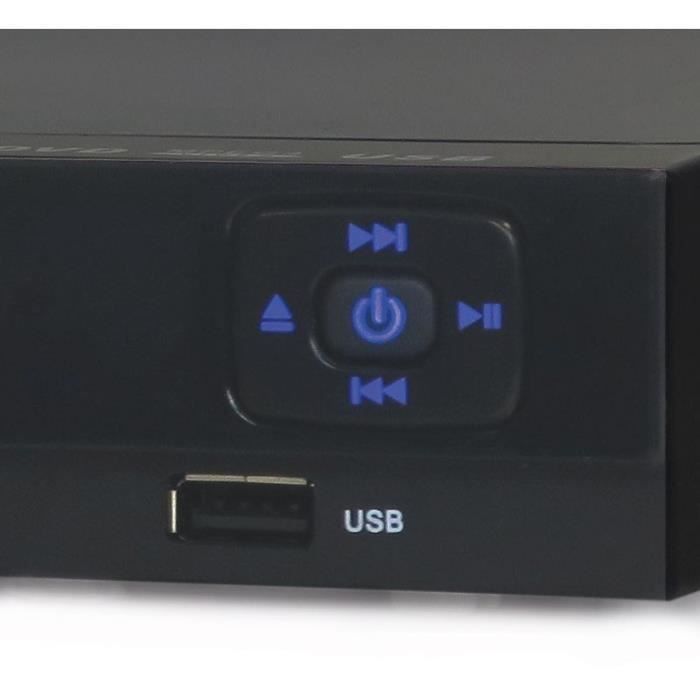 CGV AX 204 DVD Player - 1080P Upscaling - Large Button Remote Control - Multimedia Playback