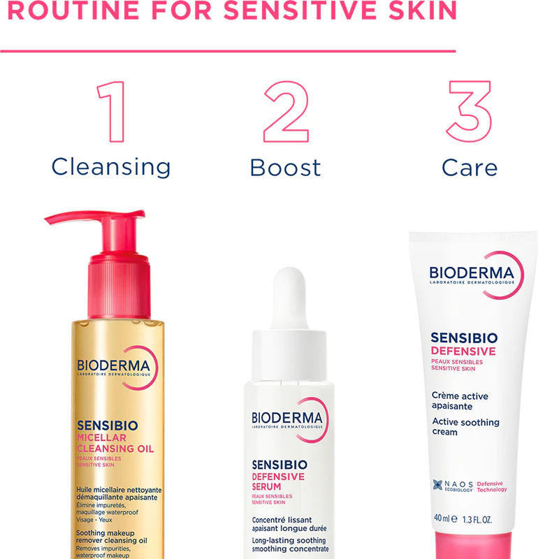 Óleo de limpeza micelar Bioderma Sensibio