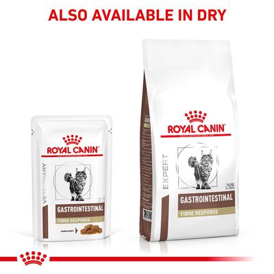 Royal Canin Vétérinaire Chat - Réponse aux fibres gastro-intestinales en sauce