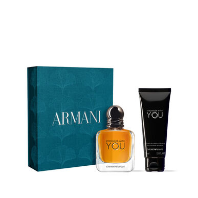 Giorgio Armani Stronger with You Eau de Toilette Gavesett, Treaktig Parfyme for Menn, 50 ml