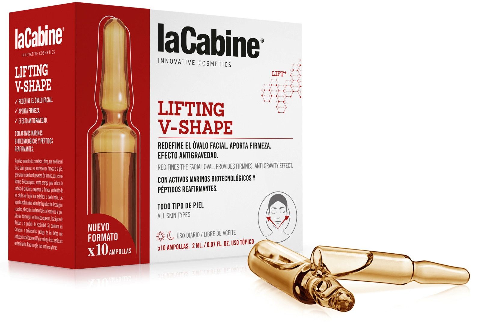 V-Shape lifting ampule Kreme protiv bora i starenja