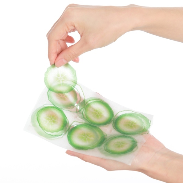 Máscara Facial Preparatória para Maquiagem Kocostar Slice - Pepino (6 fatias)