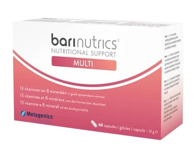 METAGENICS Barinutrics Multicapsules met vitaminen en mineralen, 60 capsules