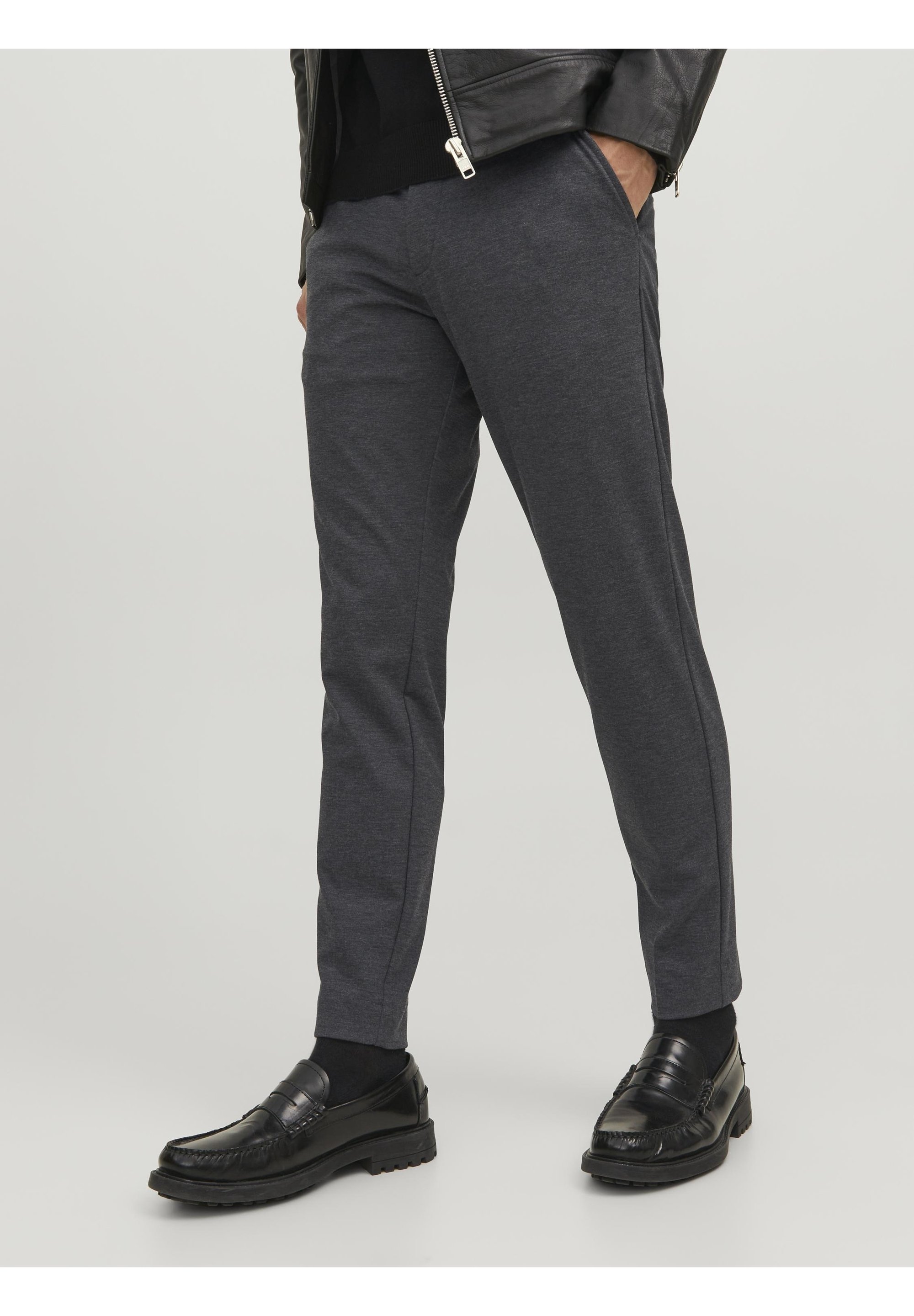 Chinos Jack & Jones - gris foncé moucheté