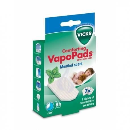 Recambio para humidificador Vicks Vapopad Mentol con aceites esenciales - VIC002