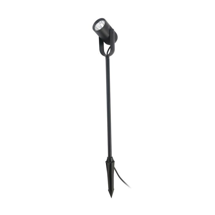 Piquet de jardin - FARO - SLOT-65 - Noir - LED 12W 3000K - IP65