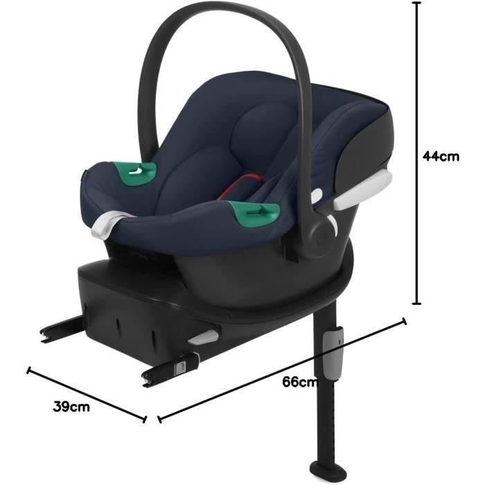 Silla de coche Aton B2 i-size Cbx de Cybex - 45 a 87 cm - desde el nacimiento hasta 13 kg - hasta 2 años - Base One incluida - Azul