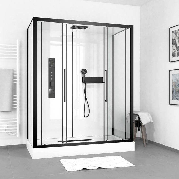 Cabina de ducha RECTANGLE 160x85x217cm - FACTORY 2 XXL