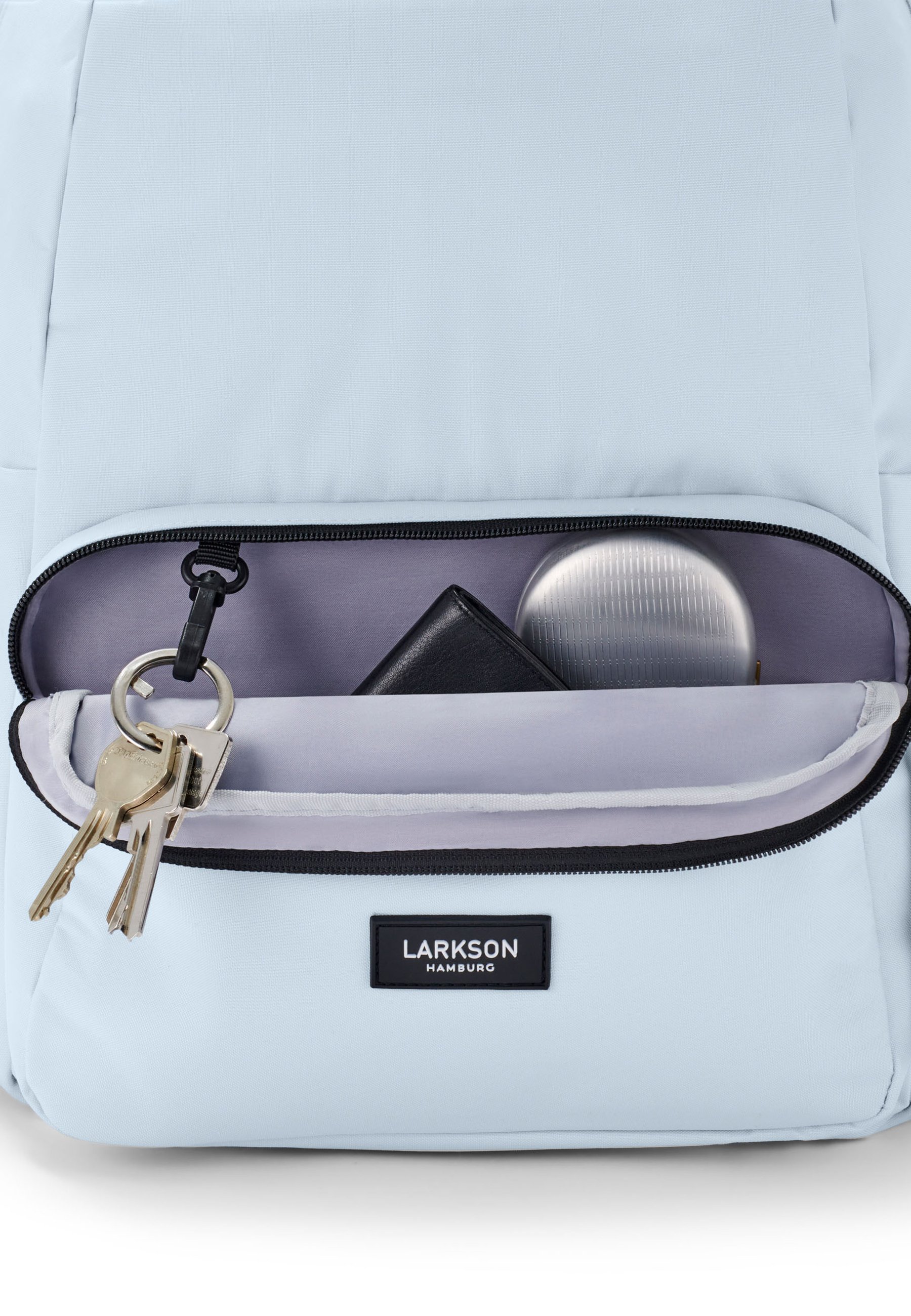 Larkson NO 3 - Schooltas - ijsblauw