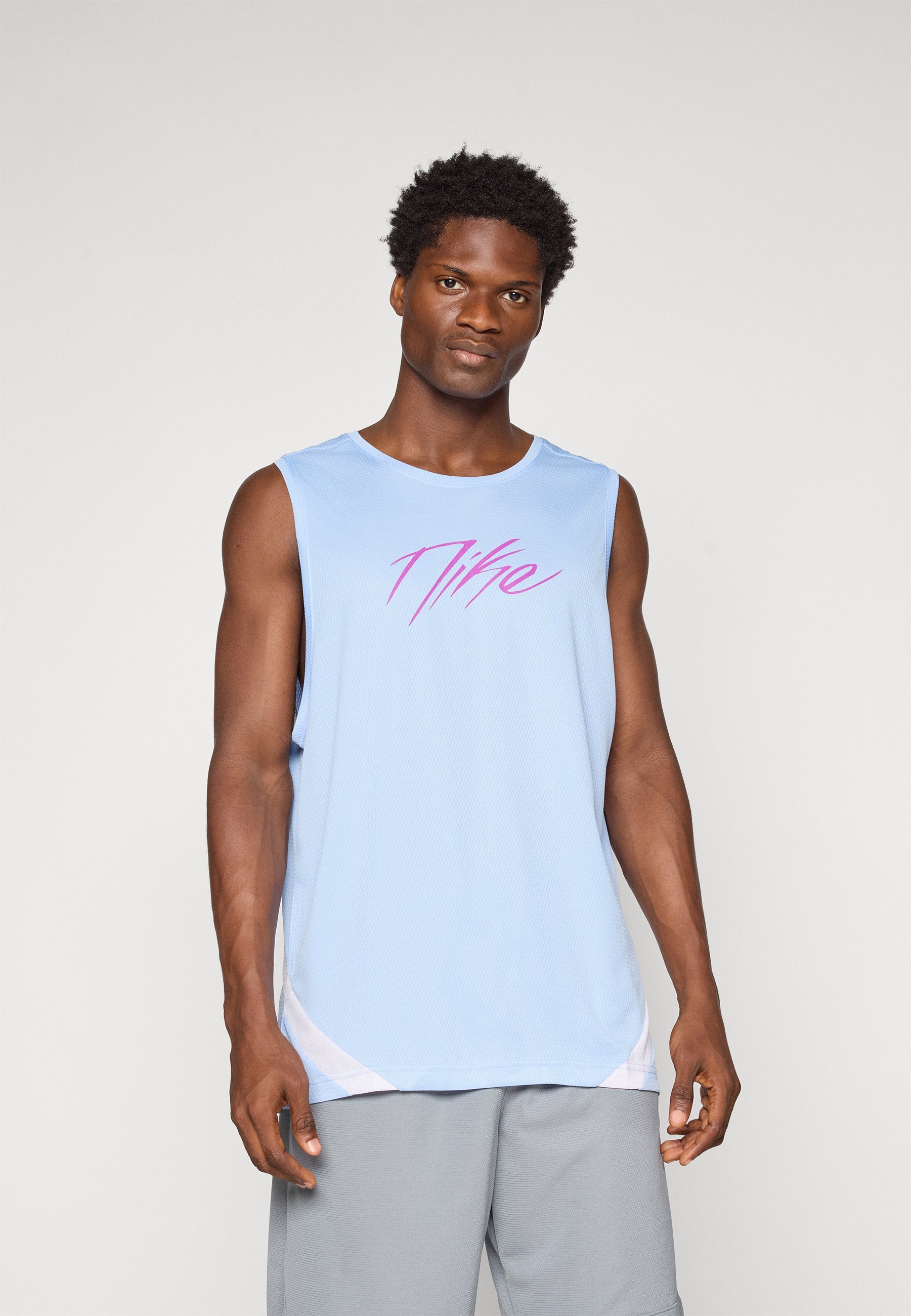Nike Performance ICON - Top - aluminium/ledwie winogronowy/żywy fiolet