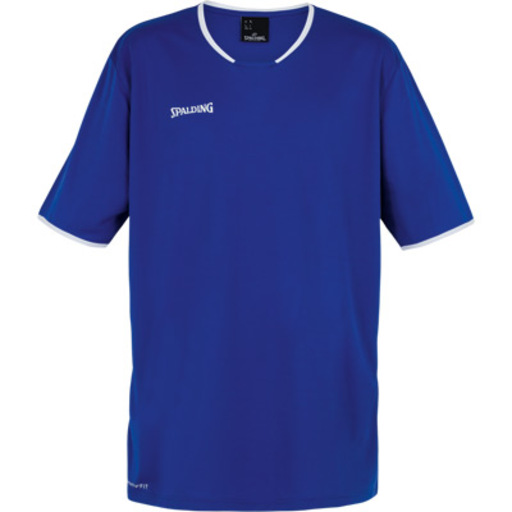 Tričko Move Shooting S/s Azul Royal/biela Spalding
