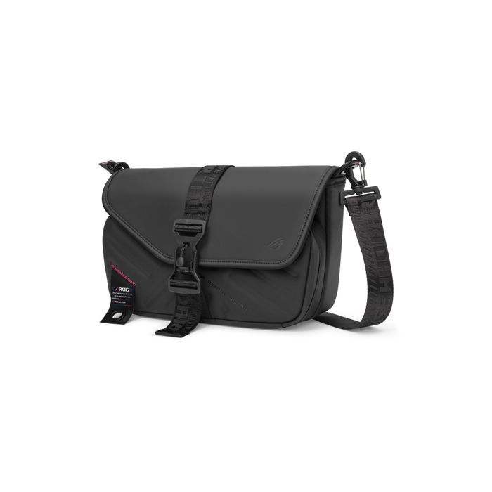 Borsa a tracolla - ASUS - ROG Slash 4.0 - Compatibile con ROG Alliance - Poliestere idrorepellente - Fibbia Fidlock