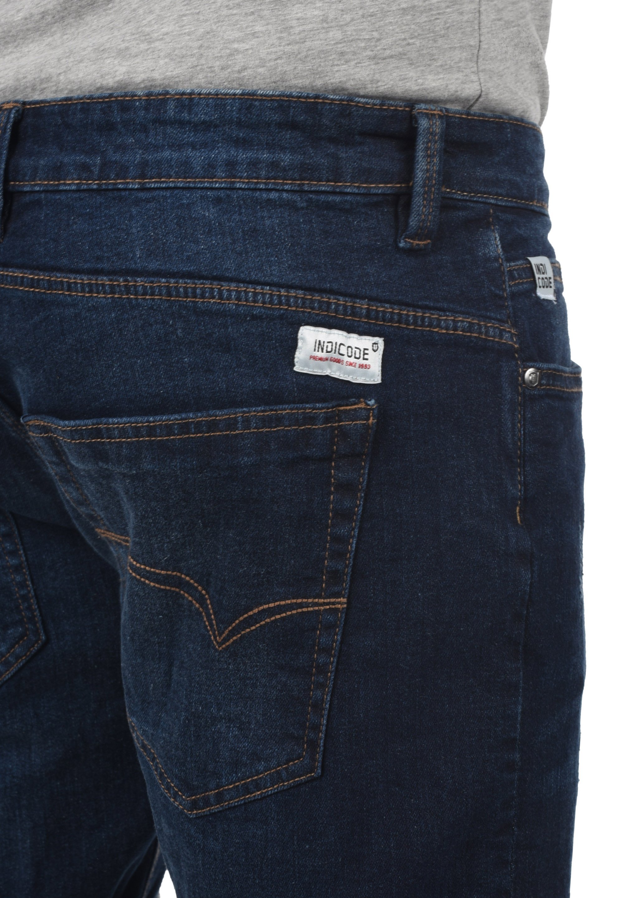 INDICODE JEANS IDHALLOW - Short en jean - bleu foncé