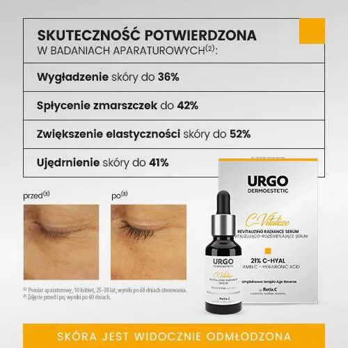 Urgo Dermoestetic C-Vitalize Rewitalizująco-Rozświetlające serum
